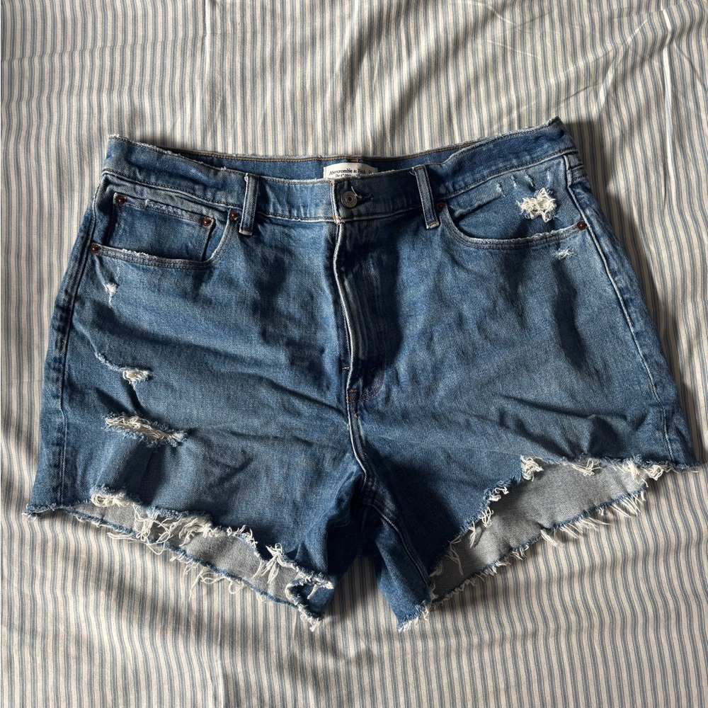 Women's Distressed Denim Shorts